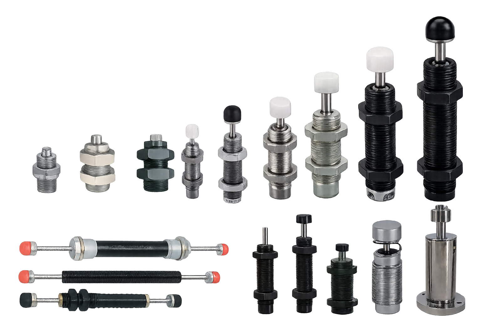Shock absorbers and hydraulic components